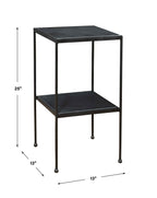 Sherwood Square Marble Accent Table