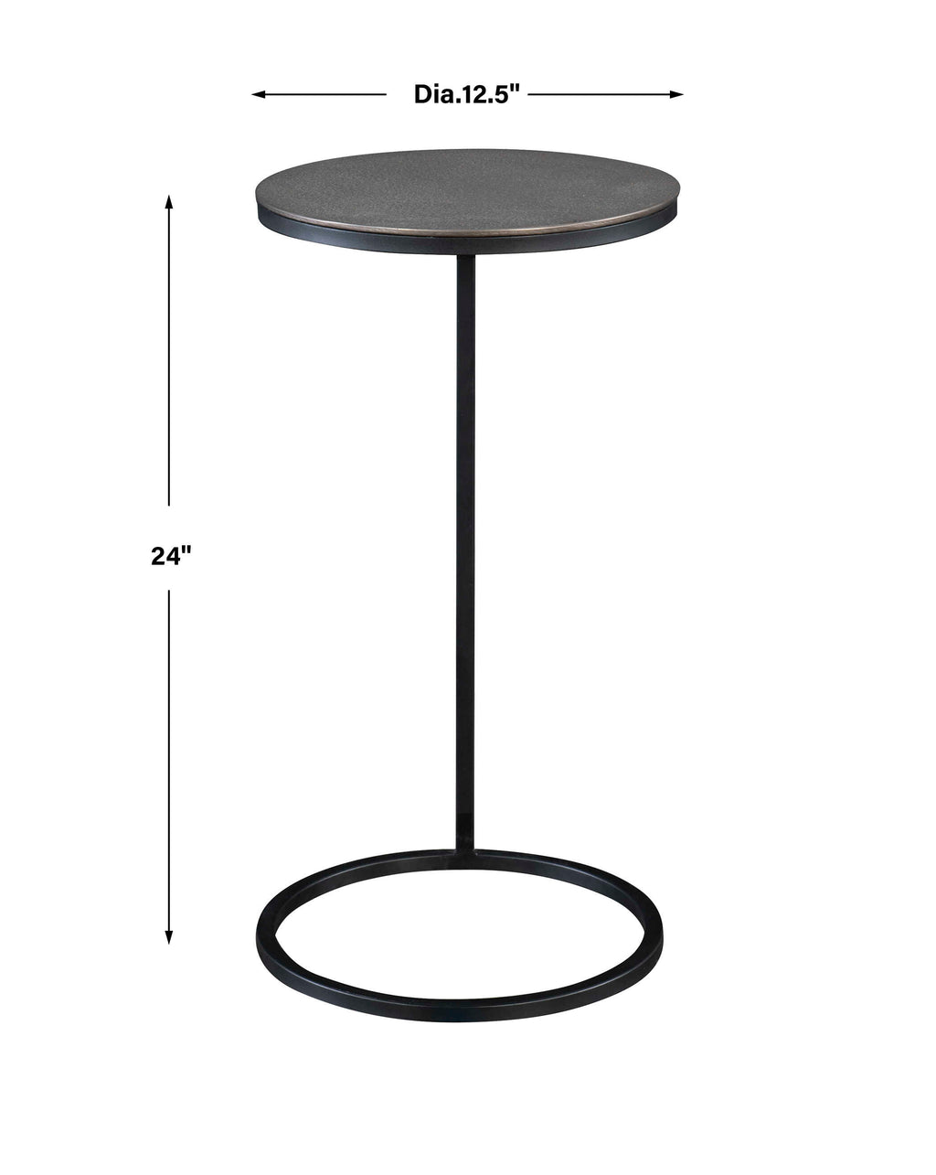 Brunei Nickel Accent/Drink Table