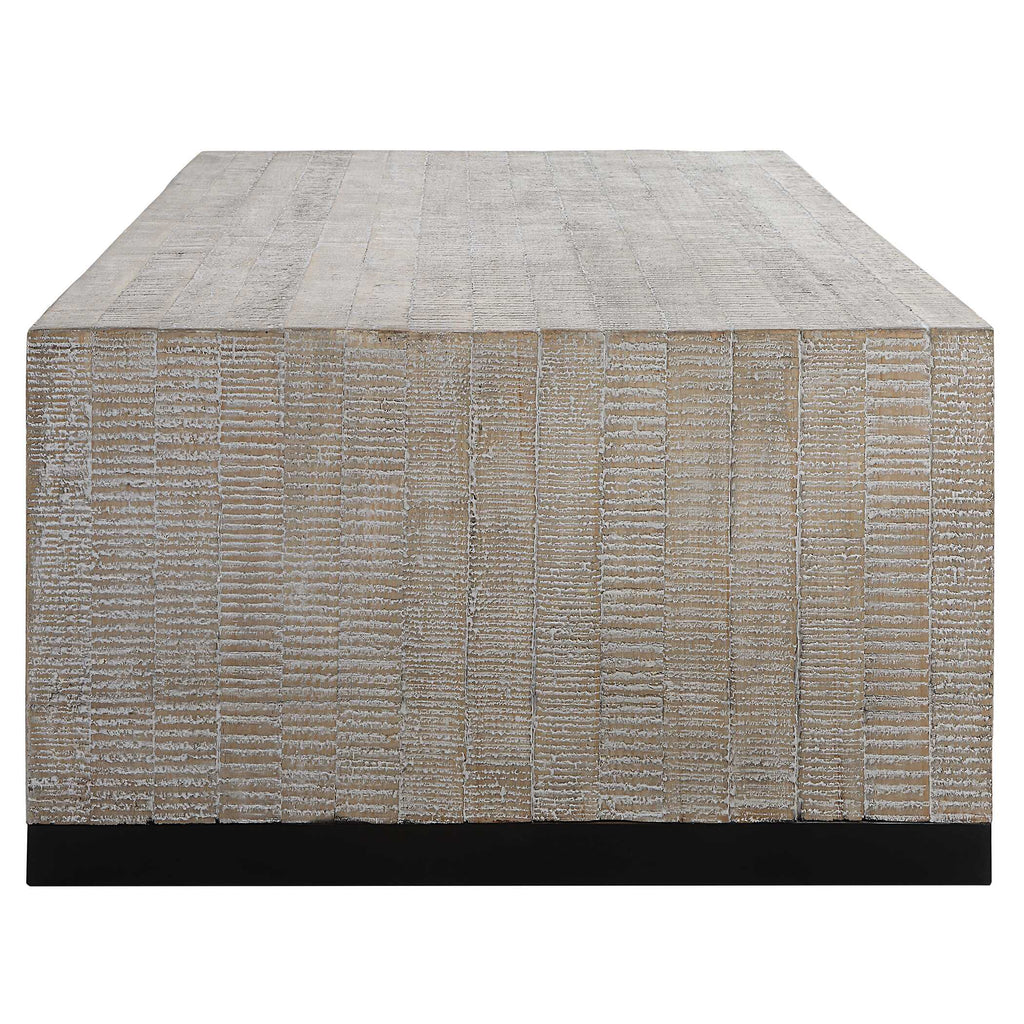Bosk White Washed Coffee Table