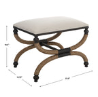 Icaria Upholstered Small Bench