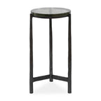 Eternity Iron & Glass Accent Table