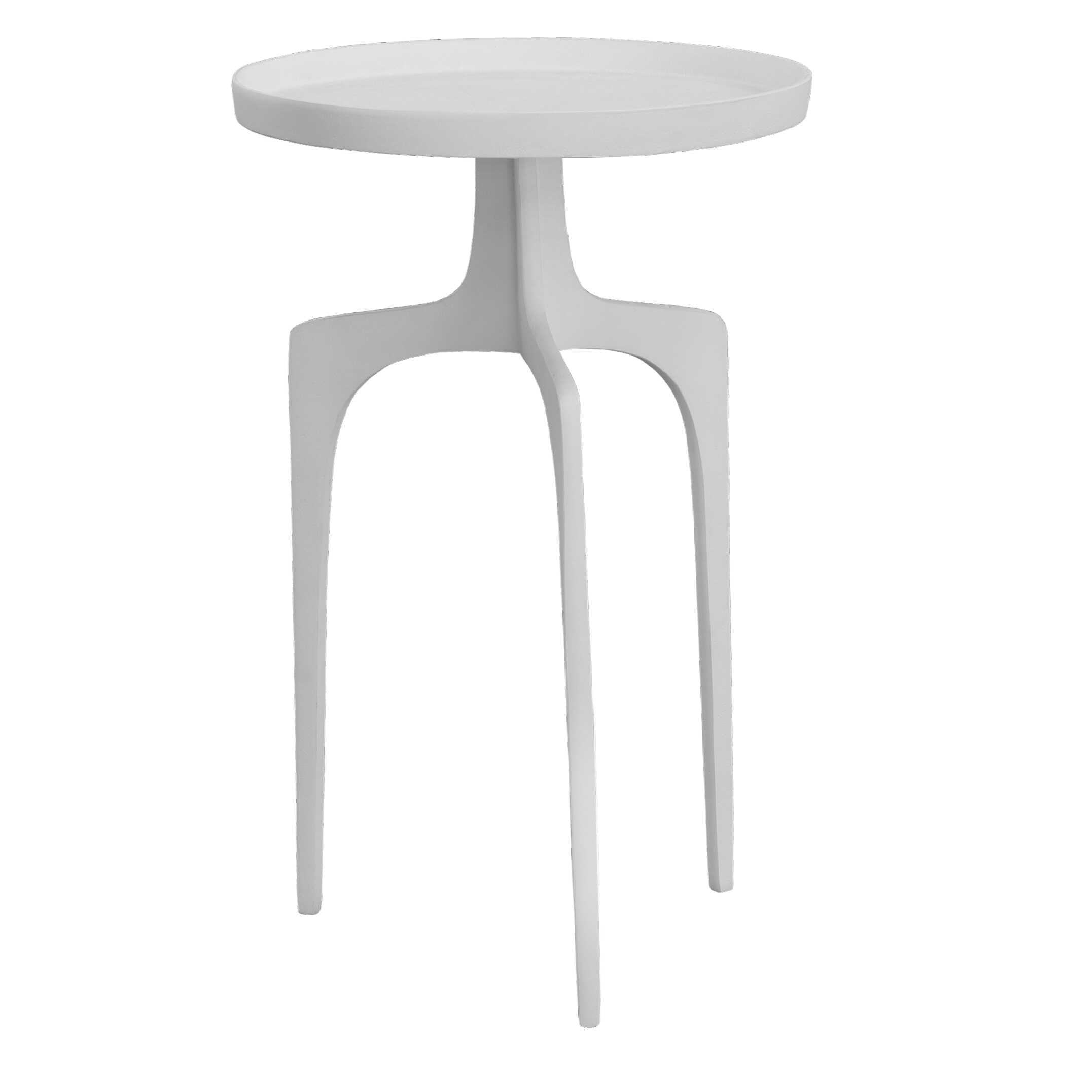 Kenna White Accent Table