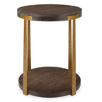 Palisade Round Wood Side Table