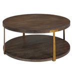 Palisade Round Wood Coffee Table