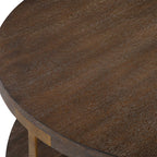 Palisade Round Wood Coffee Table