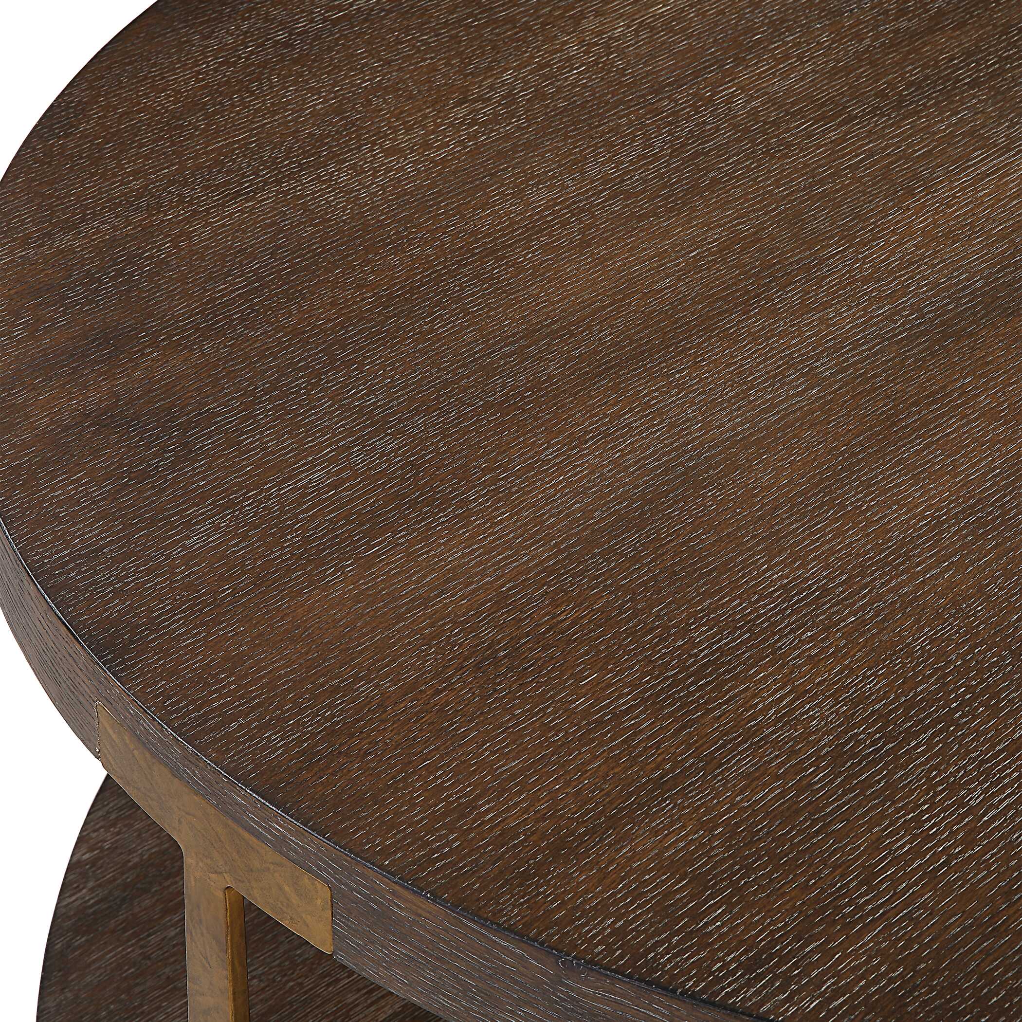 Palisade Round Wood Coffee Table
