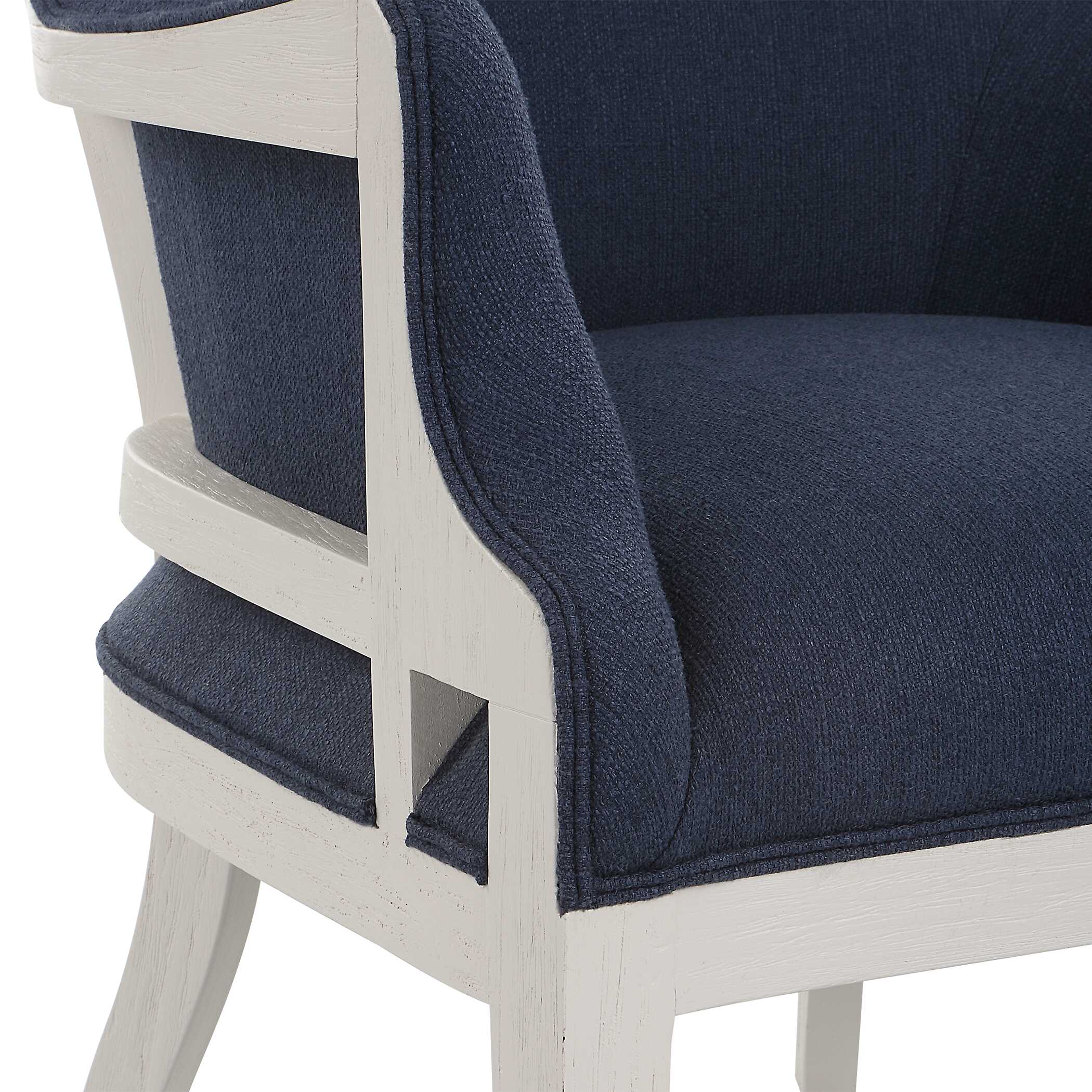 Gordonston Blue Fabric Accent Chair