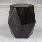 Volker Black Geometric Accent Table