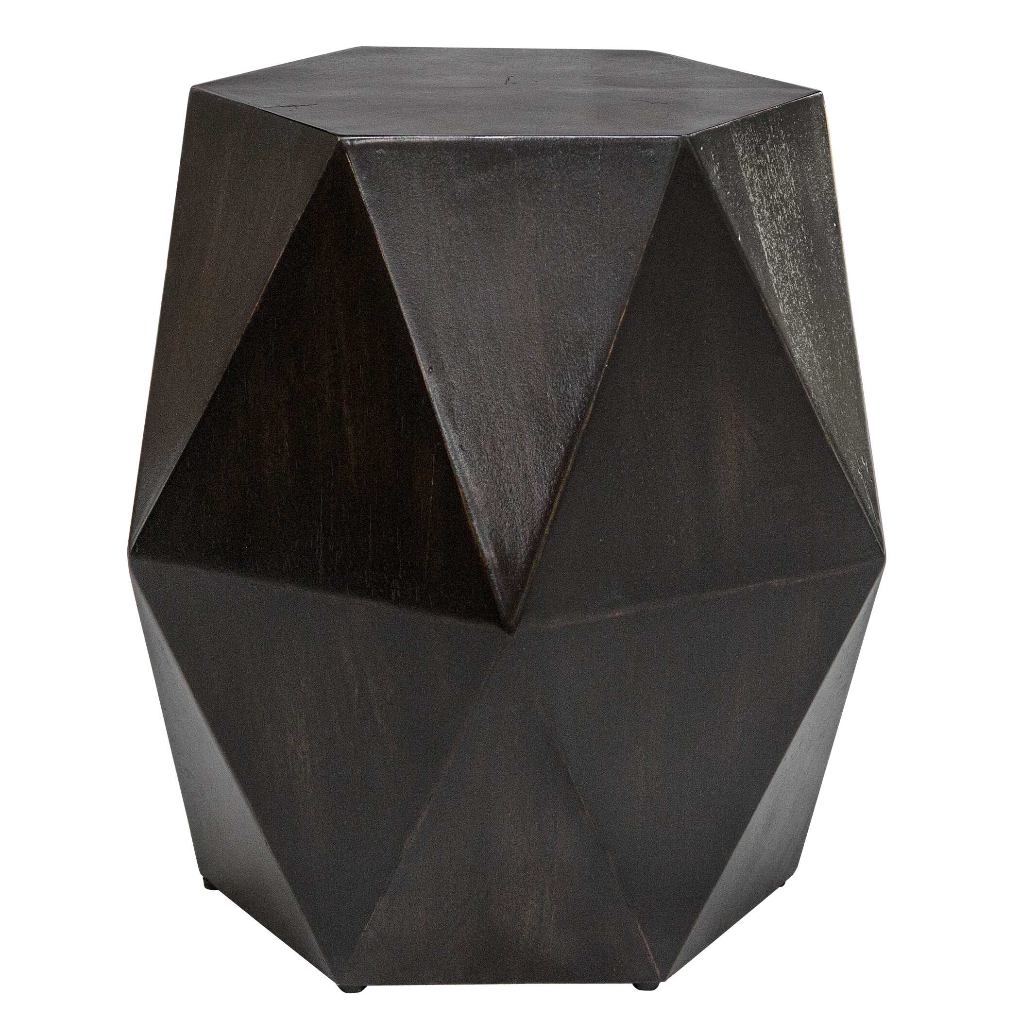 Volker Black Geometric Accent Table