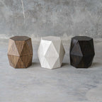 Volker Black Geometric Accent Table