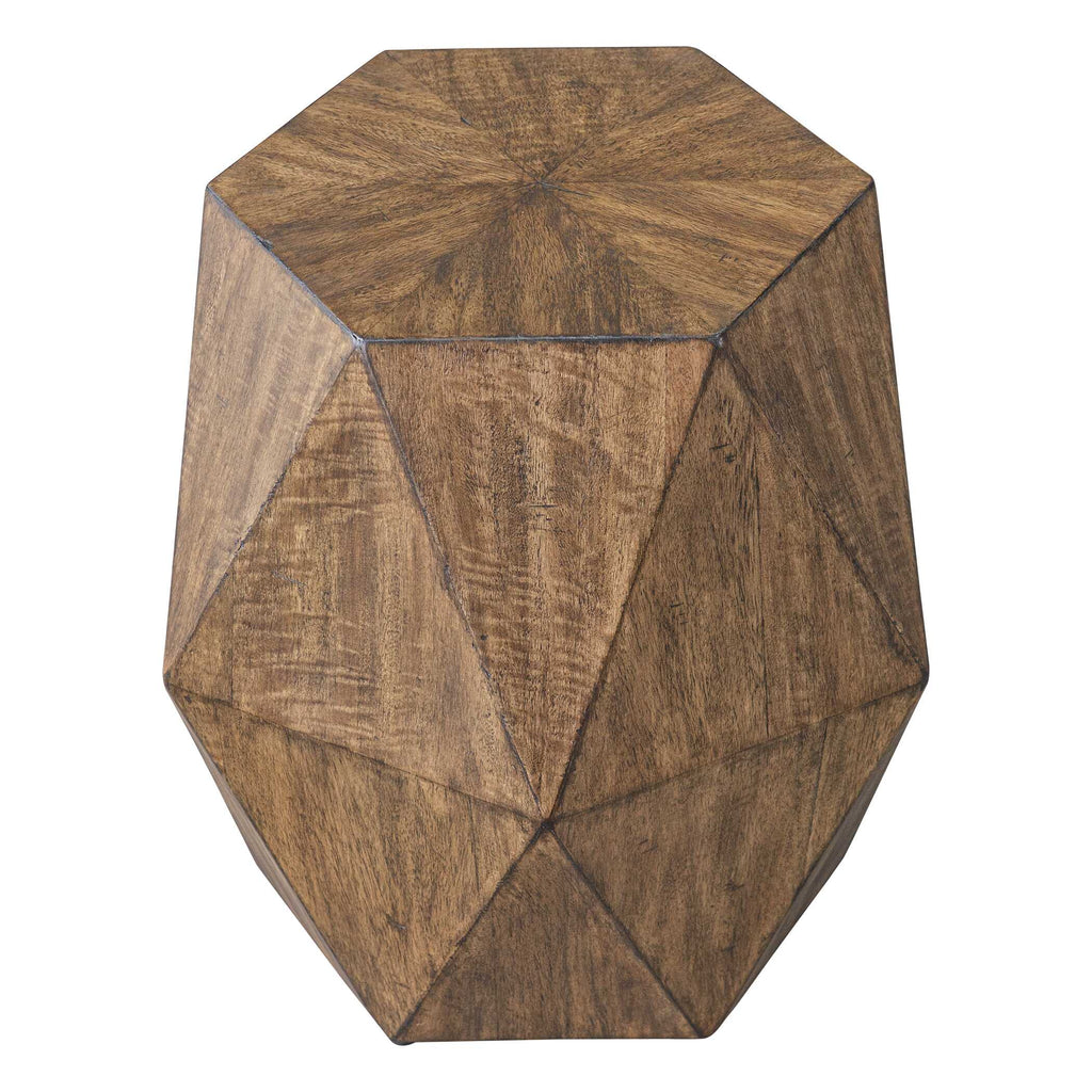 Volker Honey Geometric Accent Table