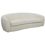 Capra Art Deco White Sofa