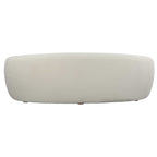 Capra Art Deco White Sofa