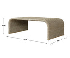 Calabria Woven Seagrass Coffee Table