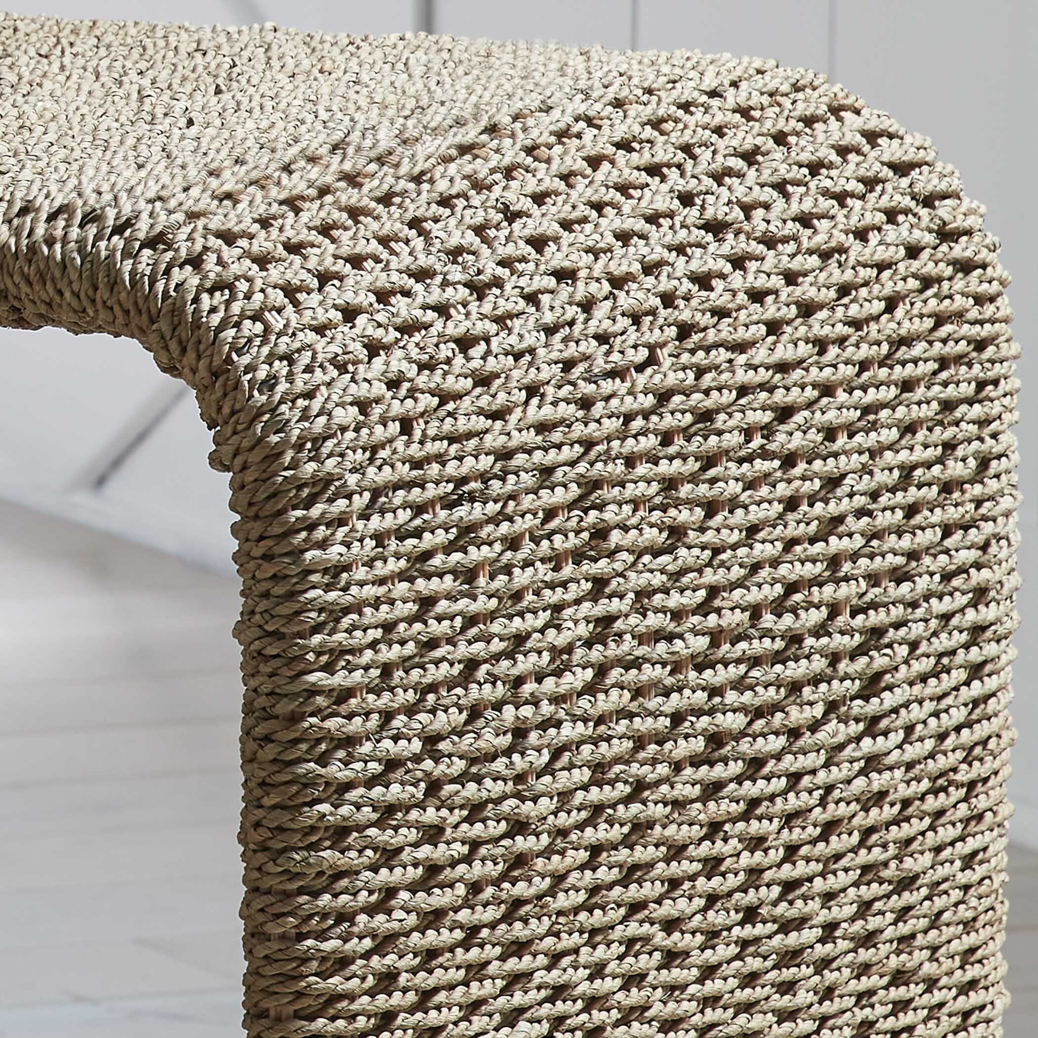 Calabria Woven Seagrass End Table