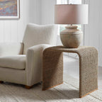 Calabria Woven Seagrass End Table