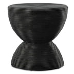 Bongo Black Rattan Side Table