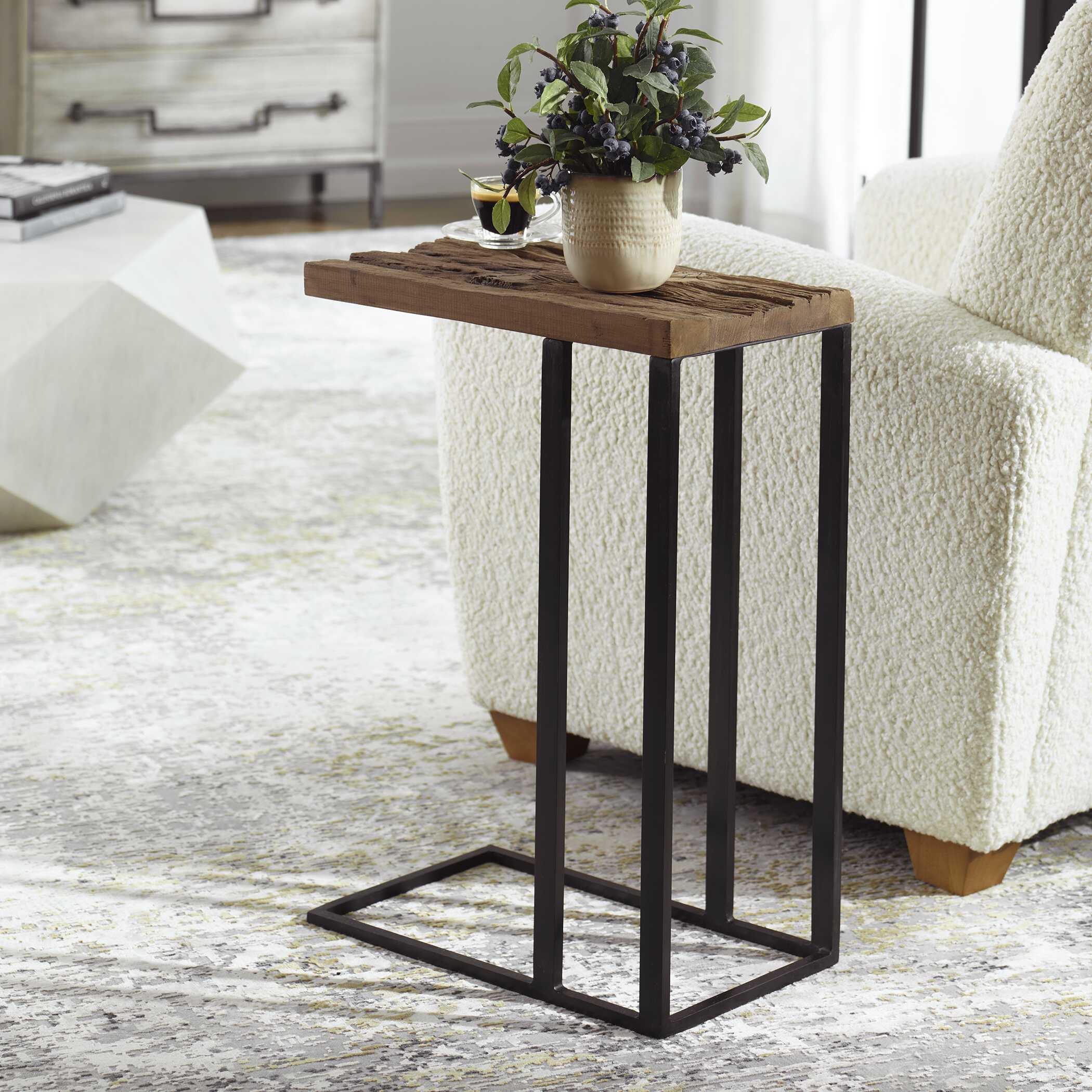 Union Reclaimed Wood Accent Table
