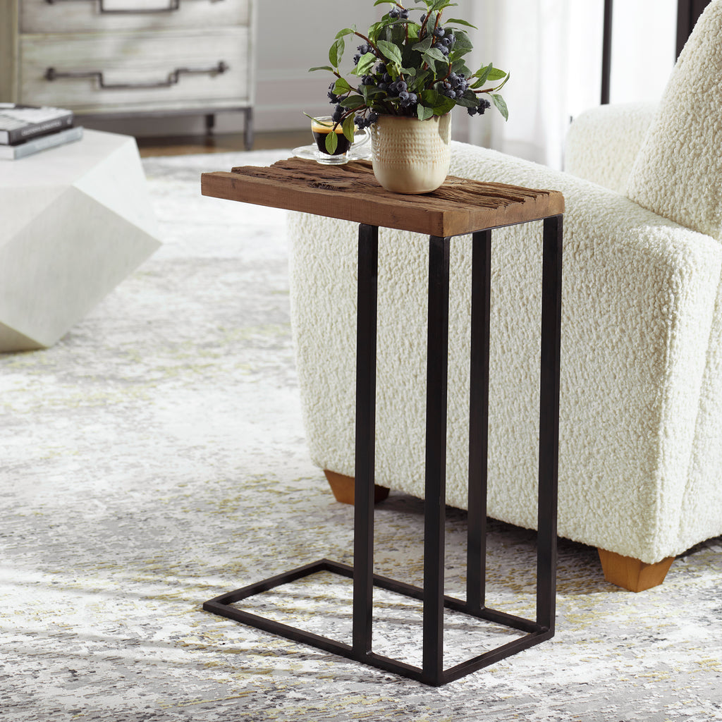 Union Reclaimed Wood Accent Table