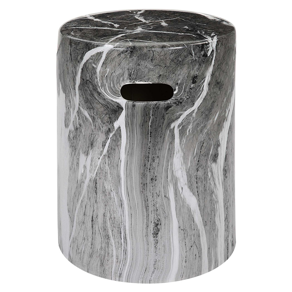 Marvel Marbled Garden Stool