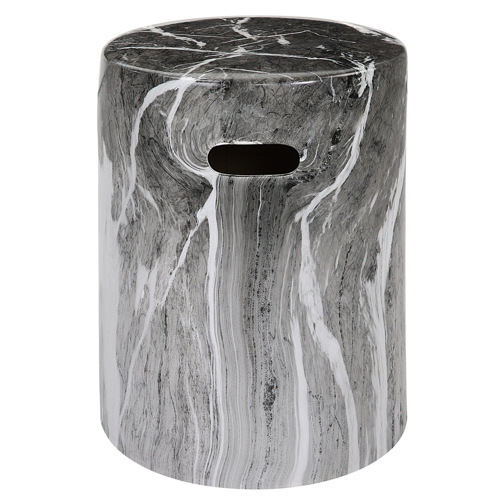 Marvel Marbled Garden Stool