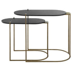 Aztec Wood Nesting Tables Set/2