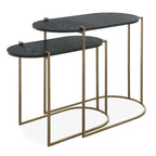 Aztec Wood Nesting Tables Set/2
