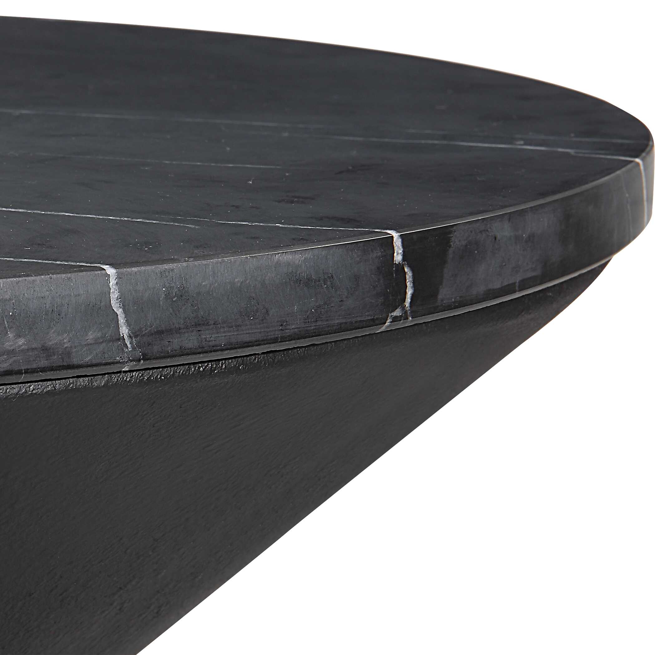 Time's Up Hourglass Shaped Side Table