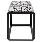 Curls Gray Small Bench