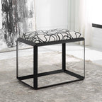 Curls Gray Small Bench