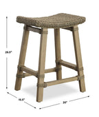 Everglade Sea Grass Counter Stool