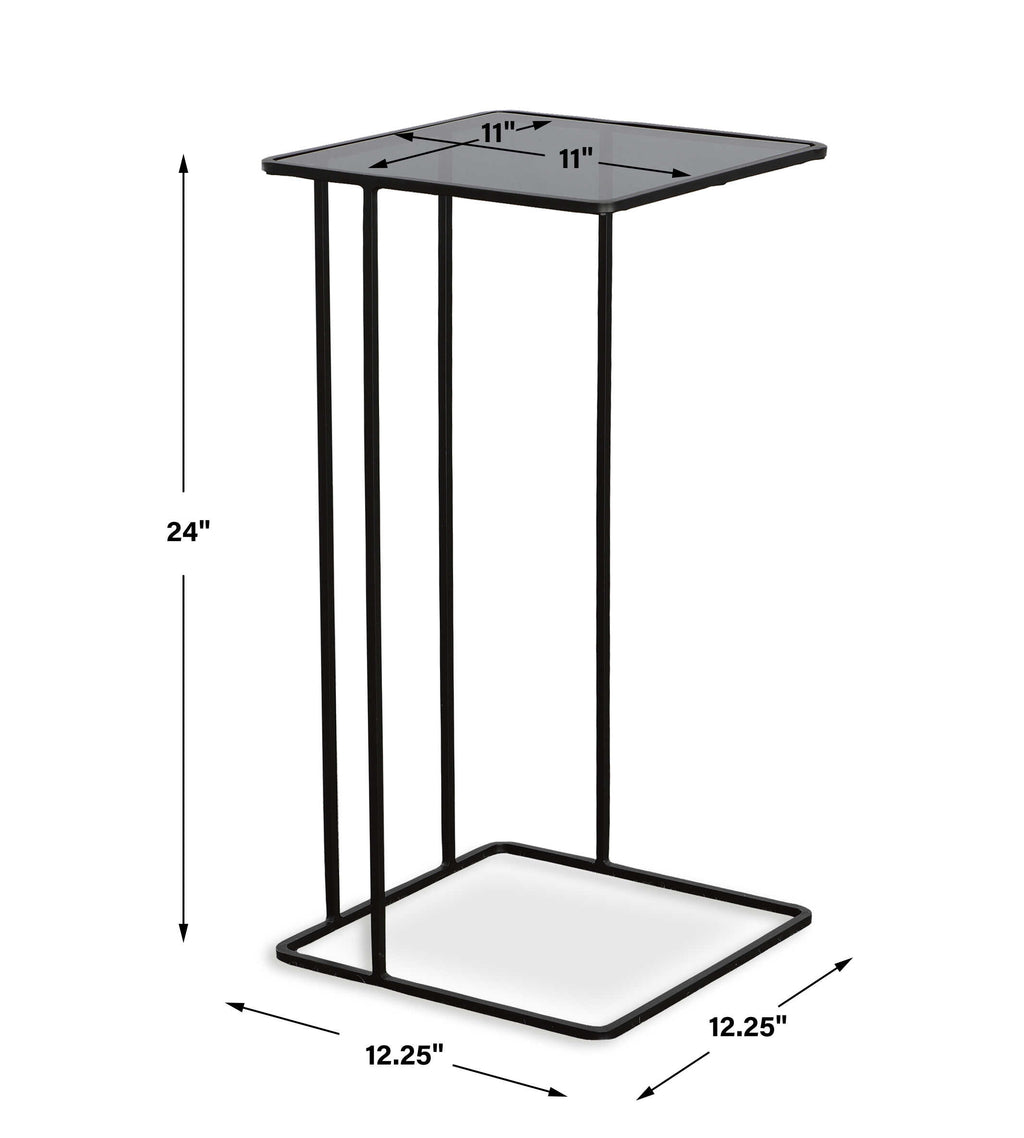 Cadmus Black Accent Table