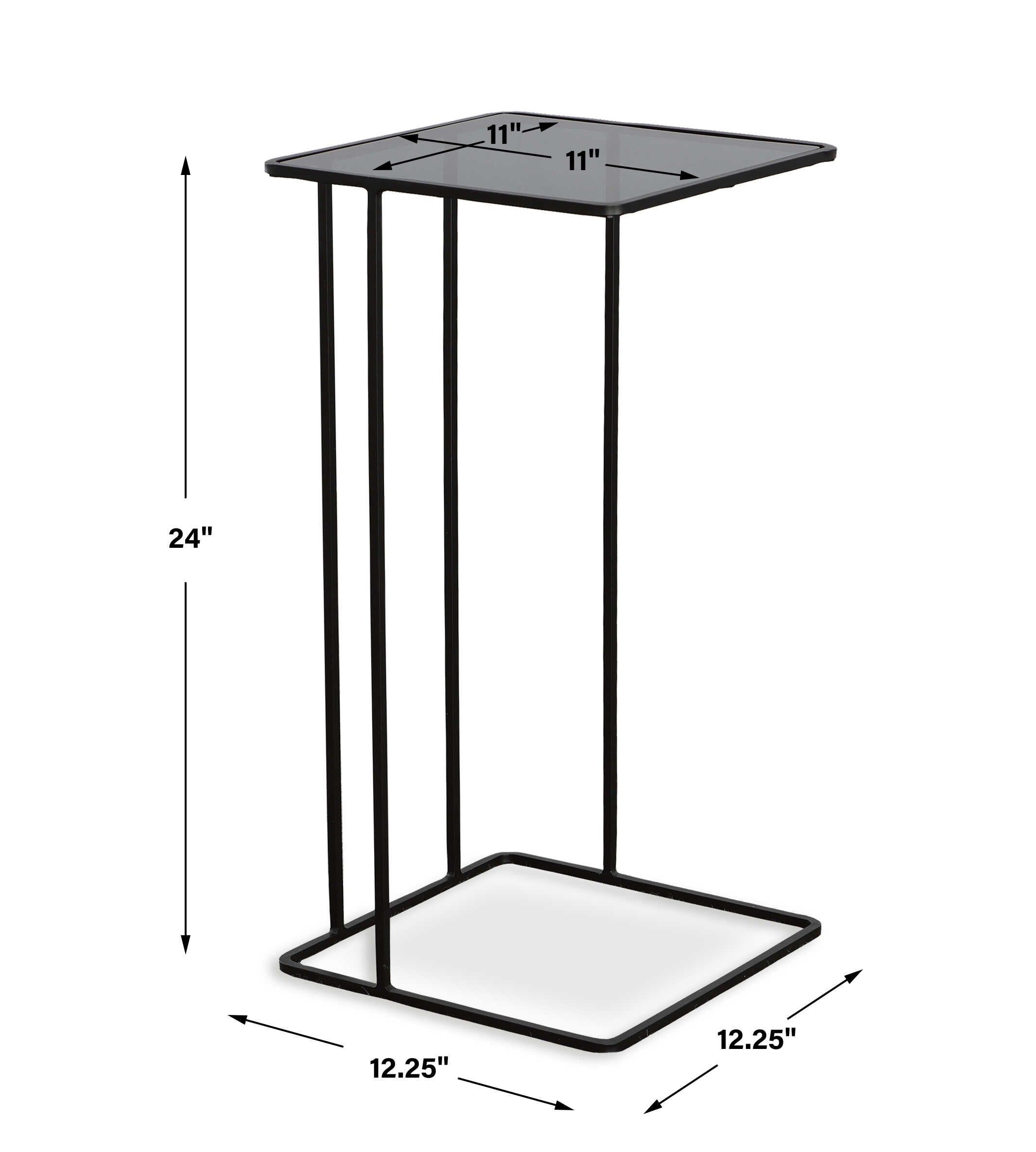 Cadmus Black Accent Table