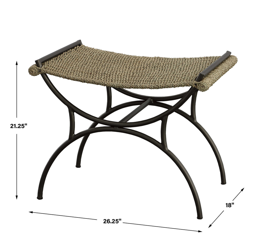 Playa Seagrass Small Bench
