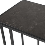 Cavern Stone & Iron Accent Table