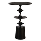 Flight Textured Black Accent Table