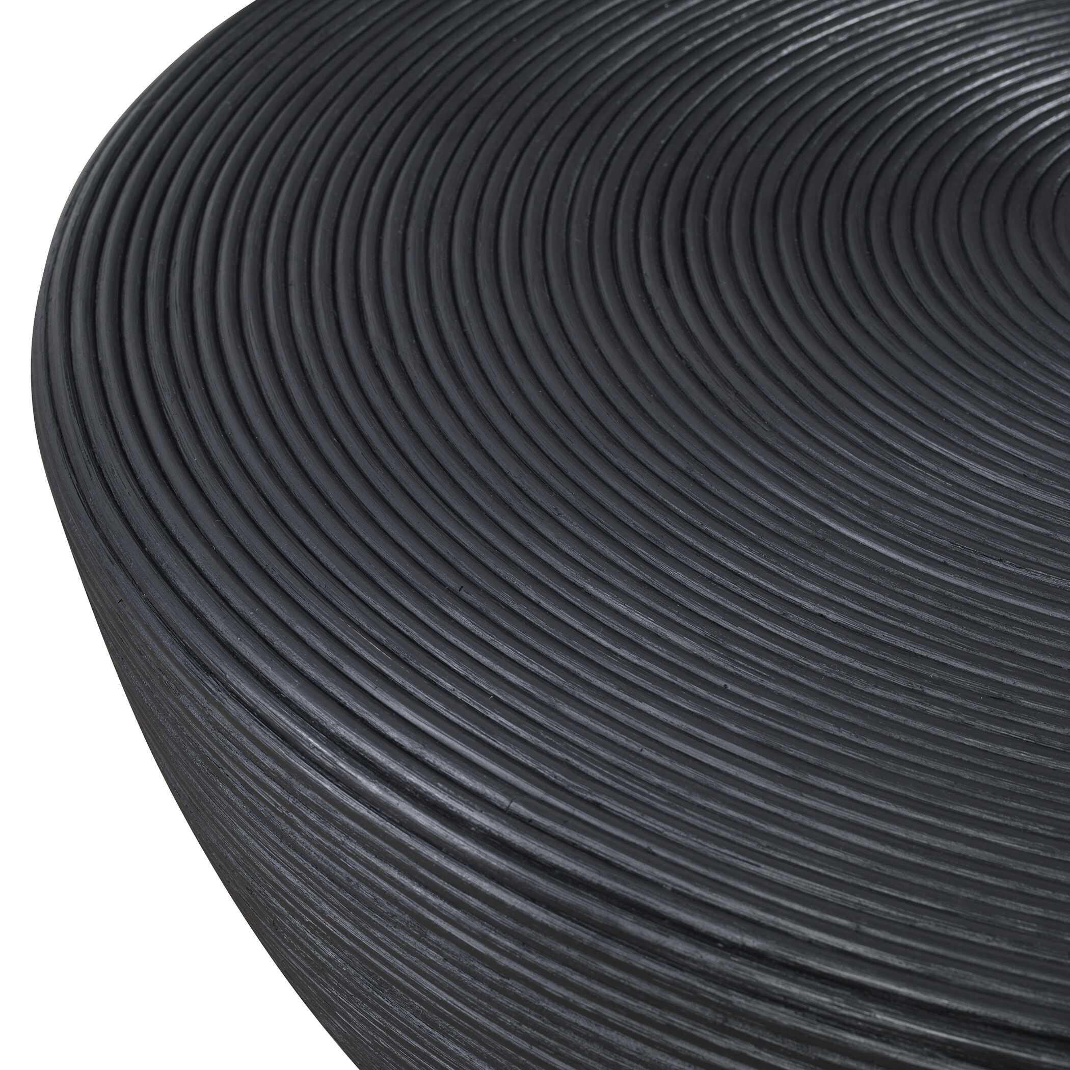 Bongo Black Rattan Coffee Table