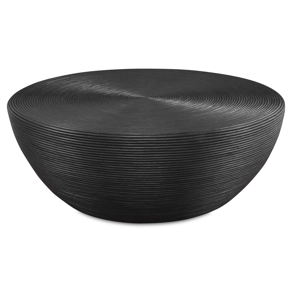 Bongo Black Rattan Coffee Table