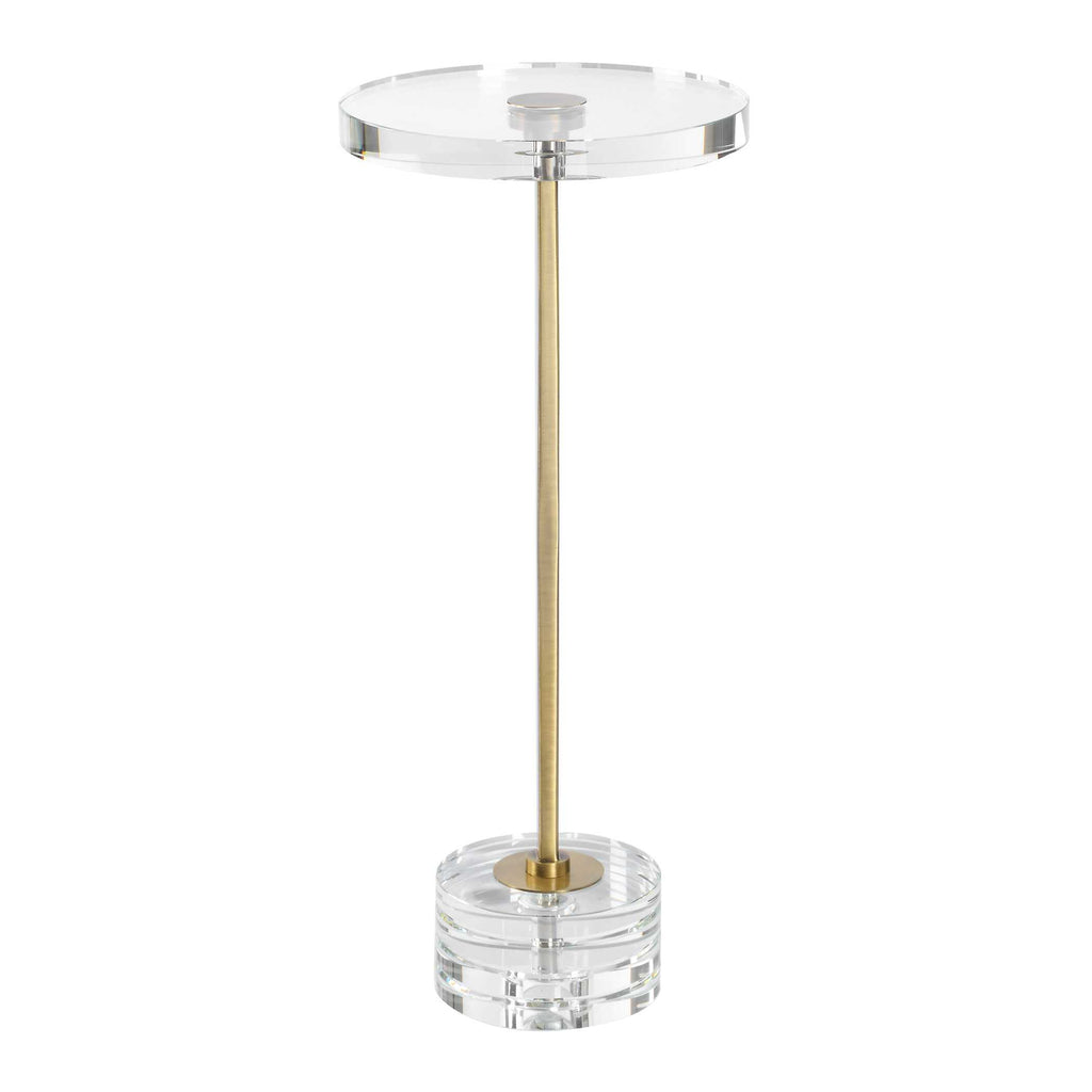 Groove Crystal Drink Table