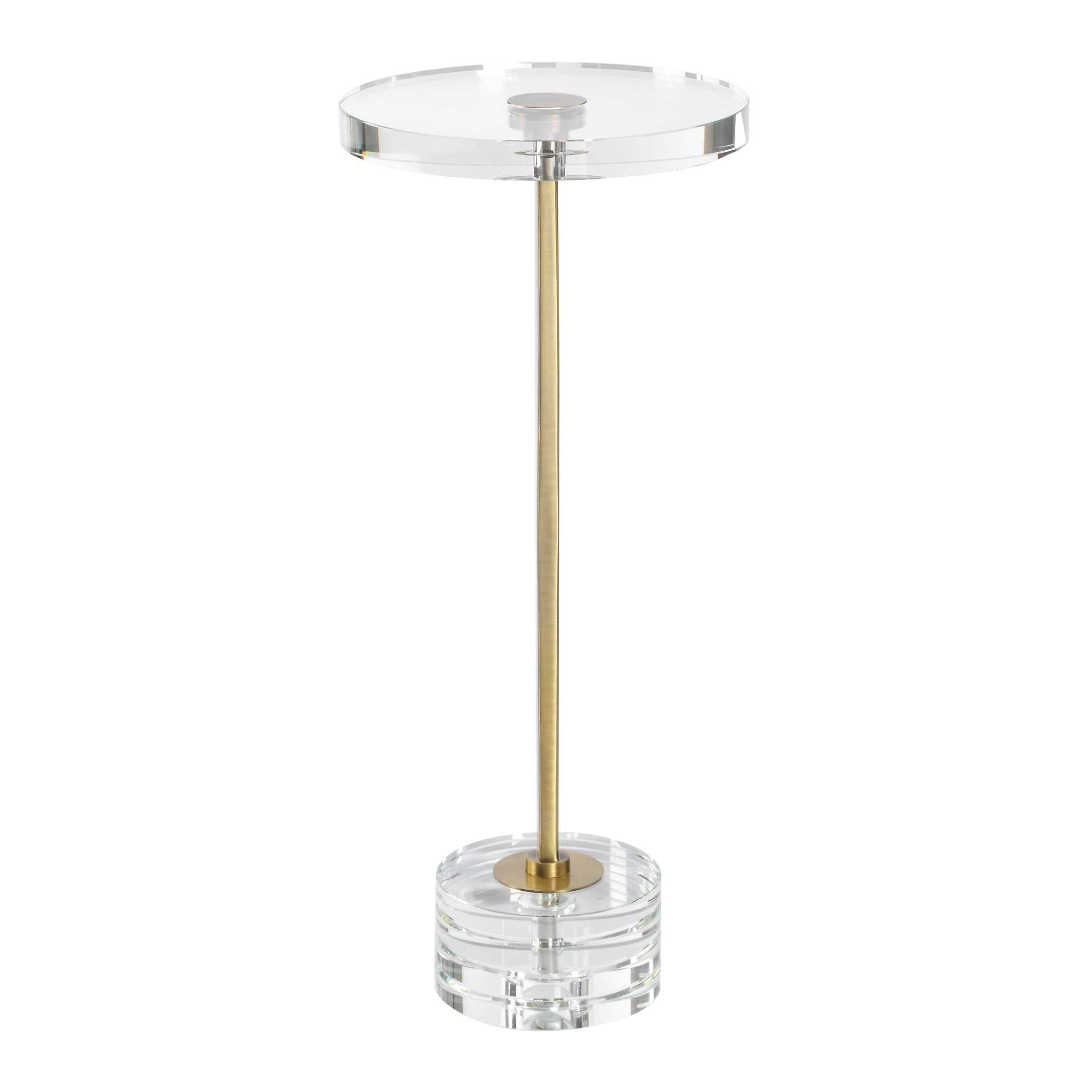 Groove Crystal Drink Table