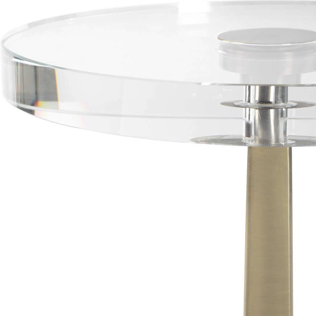 Groove Crystal Drink Table