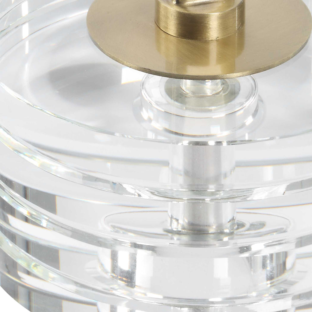 Groove Crystal Drink Table