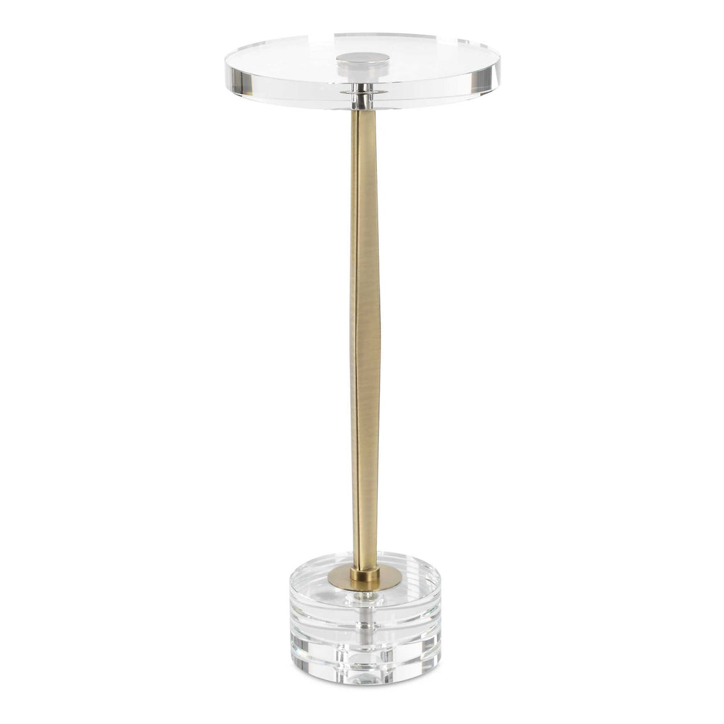 Groove Crystal Drink Table