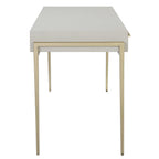 Jewel Modern White Desk