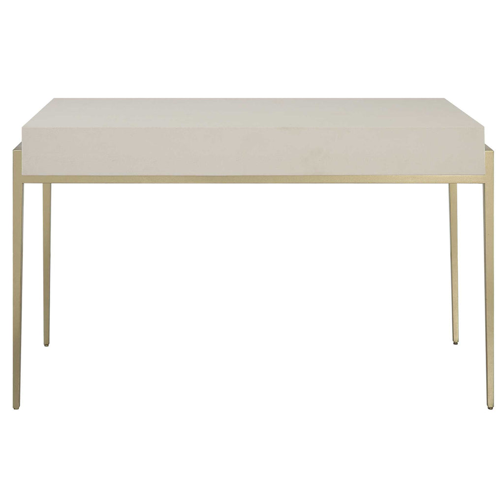 Jewel Modern White Desk
