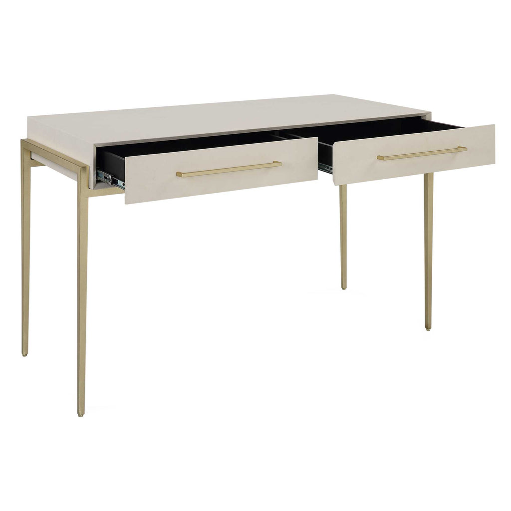 Jewel Modern White Desk