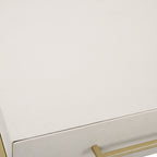 Jewel Modern White Desk