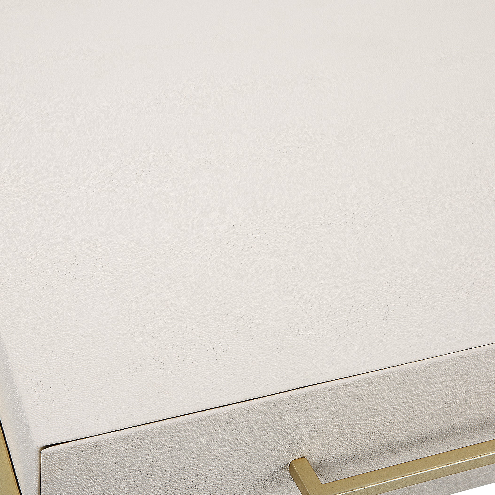 Jewel Modern White Desk