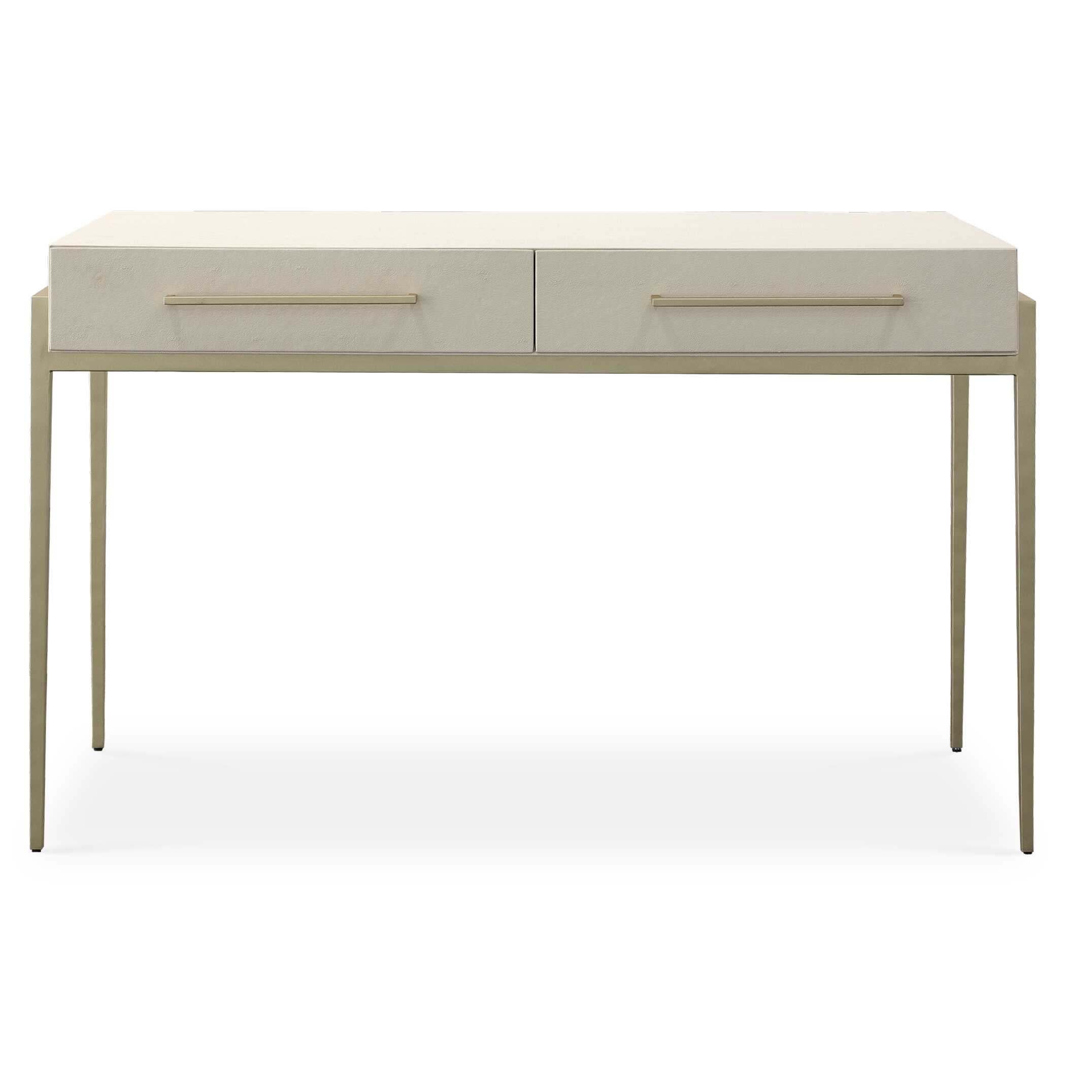 Jewel Modern White Desk