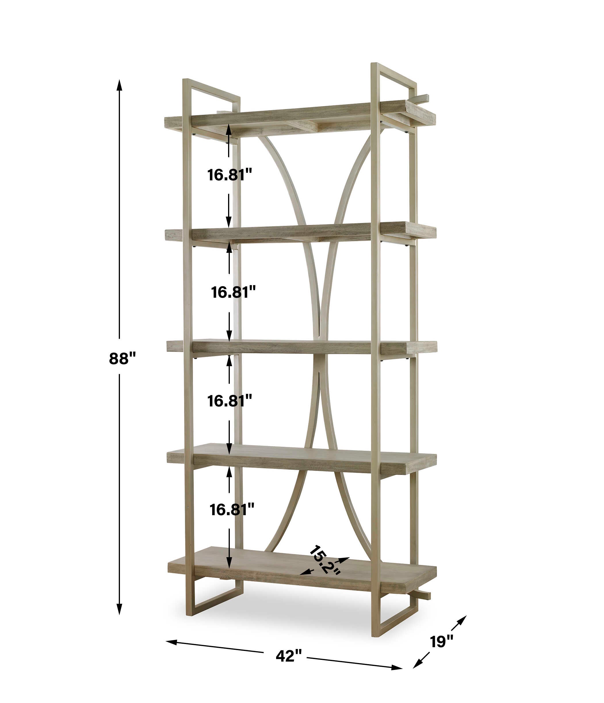 Sway Soft Gray Etagere